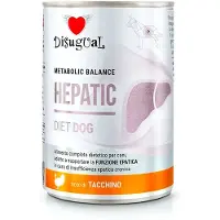 Disugual Diet Hepatic Natvoer Voor Honden Met Kalkoen 6x400g