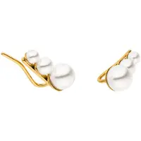 Purelei Ketting 'Diligence' zilver / parelwit
