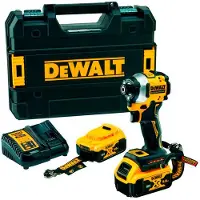 DeWalt schroefboormachine met slagkracht, 18V, DCF850P2T, 208Nm, 2x 5.0Ah, met bevestigingslus voor veiligheidsharnas