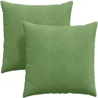 vidaXL Zitkussens 2 pcs Lichtgroen 60 x 60 cm Corduroy stof