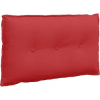 vidaXL Rugkussen Rood 200 x 19 x 50 cm Stof