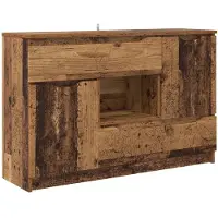 vidaXL Dressoir, gerecycled hout, 100 x 30 x 65,6 cm, houtvezel