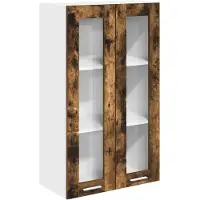 vidaXL Hangkast Rook Eiken 60 x 31 x 100 cm Bewerkt hout