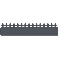 vidaXL Gazonranden 30 st 103 x 0,05 x 22 cm Staal Antraciet