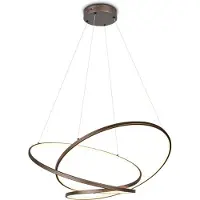 TRIO Hanglamp Darvin Platinum Groot