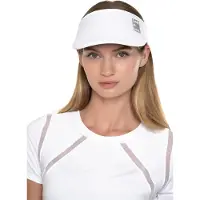 Lucky in Love Lucky Logo Stretch Visor Wit