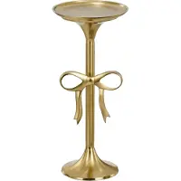 Mica Decorations Bijzettafel - H57 x Ø25 cm - Gerecycled aluminium - Goud