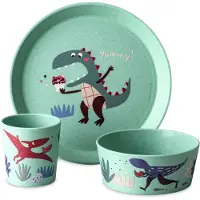 Koziol Connect kinderservies 3-delig Dinosaurus