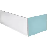 Polysan COUVERT, voorplaat links, 180x52 cm, wit