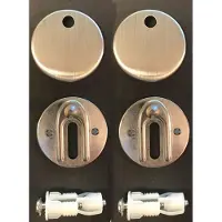 Riko bevestigingset tbv Flatline 2.0 zitting RVS