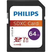 Philips SDXC kaart | | 64 GB (Class 10)