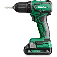 HiKOKI DS18DD WRZ Accu Boor-schroefmachine | 18V | 55Nm | in HSC II | Inclusief 2 accu's (2.0Ah) en lader - DS18DDWRZ