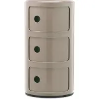 Kartell Componibili New Colors Opbergunit Taupe | 3 doors