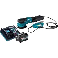 Makita Slijpmachine + polijstmachine, BO 001 CGT101 Accuschuurmachine 40 V max. 125 mm 5,0 mm slag Borstelloos + 1x oplaadbare accu 5,0 Ah (Excentrische schuurmachine)