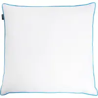 Beliani ANETO - Hoofdkussen 3 vakken - Wit - 80 x 80 cm - Hoog - Eendenveren