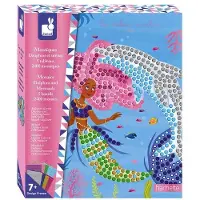 Janod Creatieve kit Mosaïques Dolfijnen en zeemeerminnen