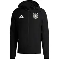 Adidas Sportjas 'Germany Tiro Travel Full Zip' zwart