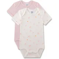 Sanetta Rompertje/body ecru / rosa / oudroze