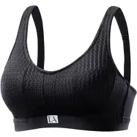 LASCANA Sport bh zwart / wit