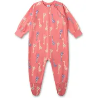 Sanetta Slaap Overall Giraffen Zacht Roze | Maat: 68