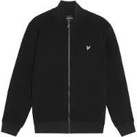 Lyle & Scott Fleece jas zwart