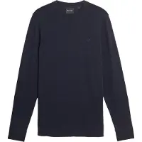 Lyle & Scott Trui 'Tonal Superfine' navy