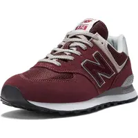 New Balance Lage schoen '574' lichtgrijs / bordeaux