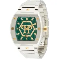 Philipp Plein Analoog horloge goud / smaragd / zilver