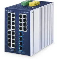 Planet Technology Corp. IGS-4215-24T4X Industrial L2+ 24-Port Managed Switch IGS-4215-24T4X