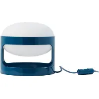 Kartell LED-tafellamp K28, blauw, Woon-/ Eetkamer, Kunststof, Design, LED tafellamp