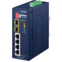 Planet Technology Corp. IFGS-624PTF Industrial 4-Port 100TX+2-Port 100TX SFP IFGS-624PTF