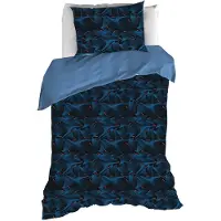 De Witte Lietaer Dekbedovertrek Cobra Blue Fusion Percal-140 x 200 / 220 cm | 1-Persoons