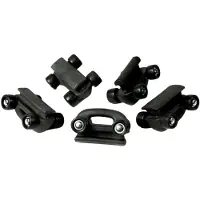 Rutgerson Marine Intermediate Bearing Rail Skate 19 Mm Zilver