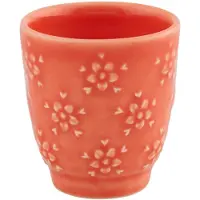 Bordallo Pinheiro Flora Mok 10 Cl - Koffiekopjes Aardewerk Salmon - 65030193