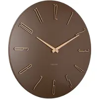Karlsson Esmerado Wandklok | Ø60cm | Mocha bruin