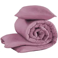 De Witte Lietaer Dekbedovertrek Tarbot Lilac Flanel-140 x 200 / 220 cm | 1-Persoons