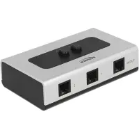 DeLOCK Switch RJ11 2 port manual bidirectional