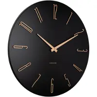Karlsson Esmerado Wandklok | Ø60cm | Zwart