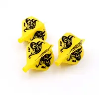 Cuesoul - Tero Flight System AK4 Flower - Yellow Standard - Dart Flights