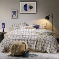 MOODIT Dekbedovertrek Thor Lipodo Cream Flanel-260 x 240 cm