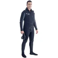 Spetton Rockman 5 Mm Freediving Wetsuit Zwart 2XL Man