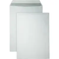 DULA C4 Enveloppen A4 formaat wit - 229 x 324 MM - 50 stuks - Zelfklevend met plakstrip - 120 Gram -