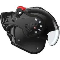 ROOF Boxer V8 Alpha Glossy Black - Systeemhelm - Maat L - Boxer helm - Motorhelm - ECE 22-06 gekeurd