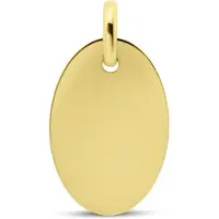 New Bling 9NBG-0601 14KY Hanger ovaal 15x10x0.5mm