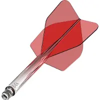 Mission Force 90 Gradient Transparent Red NO6 - Dart Flights