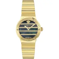 Versace Greca Logo Pearl VE0S00525 Horloge - Staal - Goudkleurig - Ø 33 mm