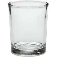 Creotime Glazen Waxinelicht 4,5x6,5 cm 12 stuks