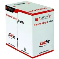 Techly ITP8-RIS-0305LO Cat5e FTP U/FTP Twisted Pair Kabel 305m CCA Zwart Buiten