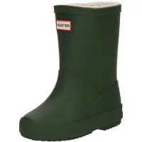 Hunter Regenlaarzen donkergroen / rood / zwart / wolwit
