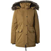 Superdry Winterparka 'ASHLEY EVEREST' kaki / zwart / wit